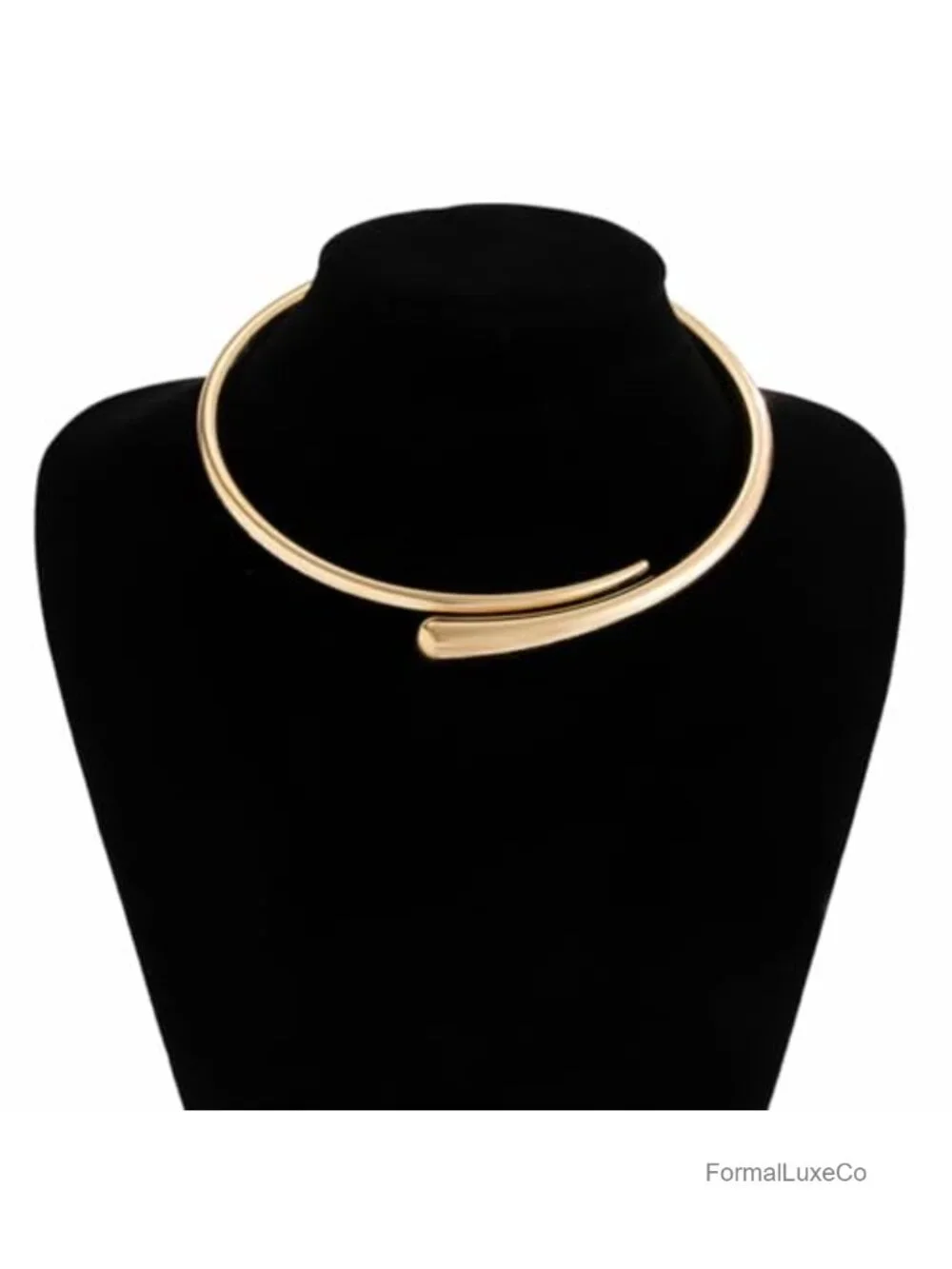 Gold Collar Necklace Choker Statement Jewelry for Women